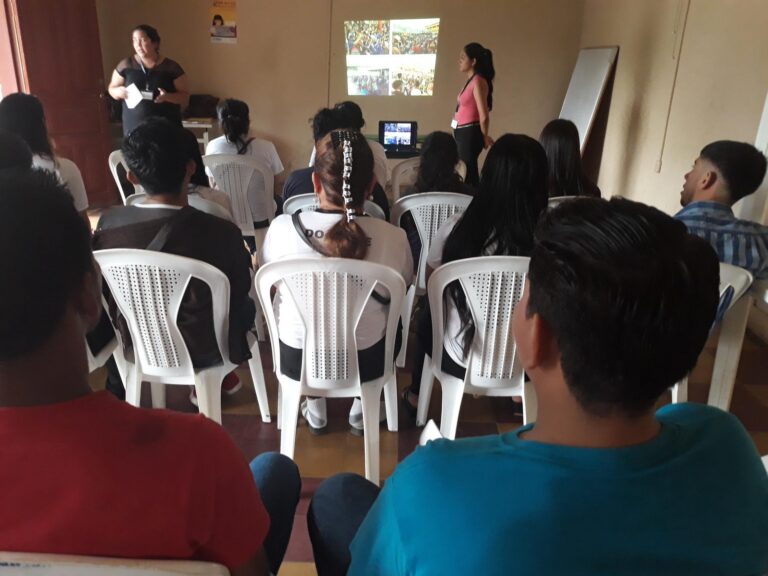 CAPACITACIÓN DIRIGIDA A ORGANIZACIONES DE JÓVENES