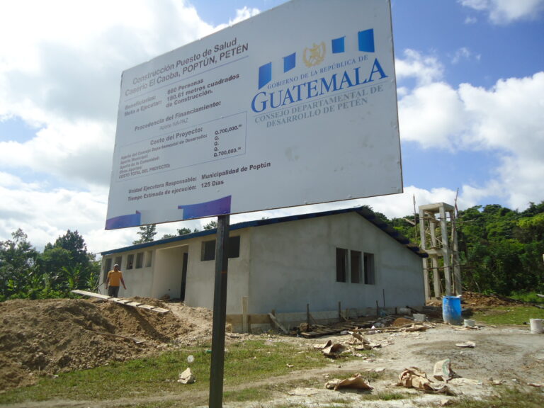 CONSTRUCCIÓN PUESTO DE SALUD