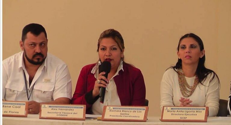 Primera reunión de CODEDE, Región Petén