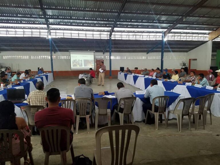 REUNIÓN DE COMUDE SAN ANDRÉS, PETÉN