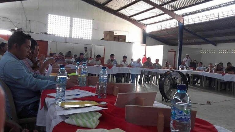 Reunión de COMUDE, San Andrés, Petén