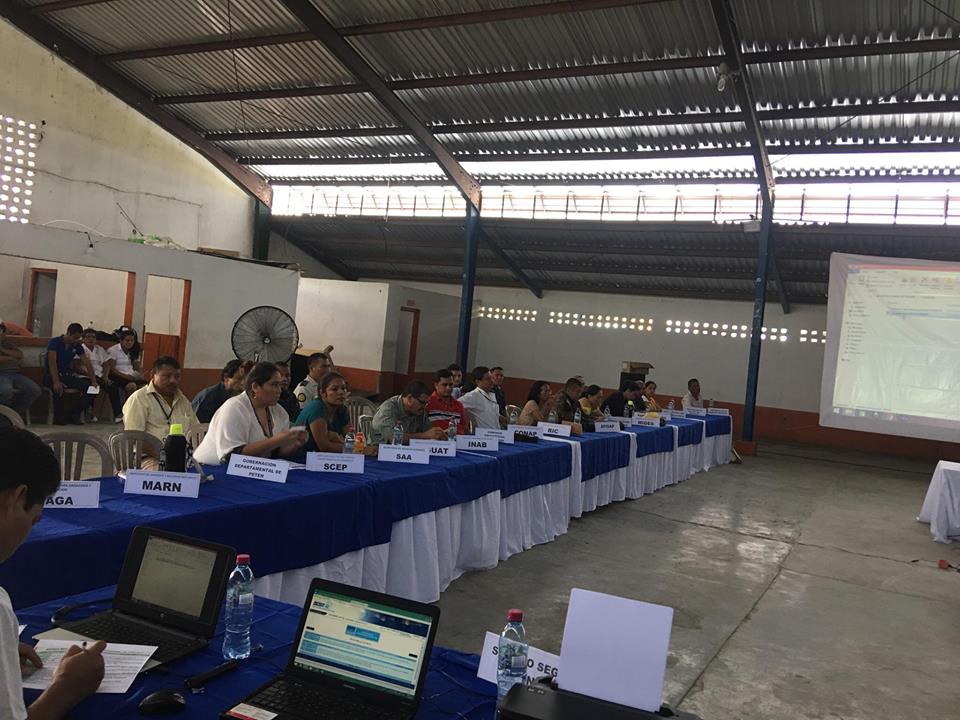 Reunión de COMUDE, San Andrés, Petén