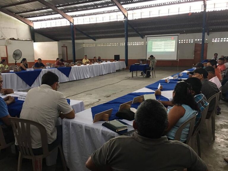 Reunión de COMUDE, San Andrés, Petén